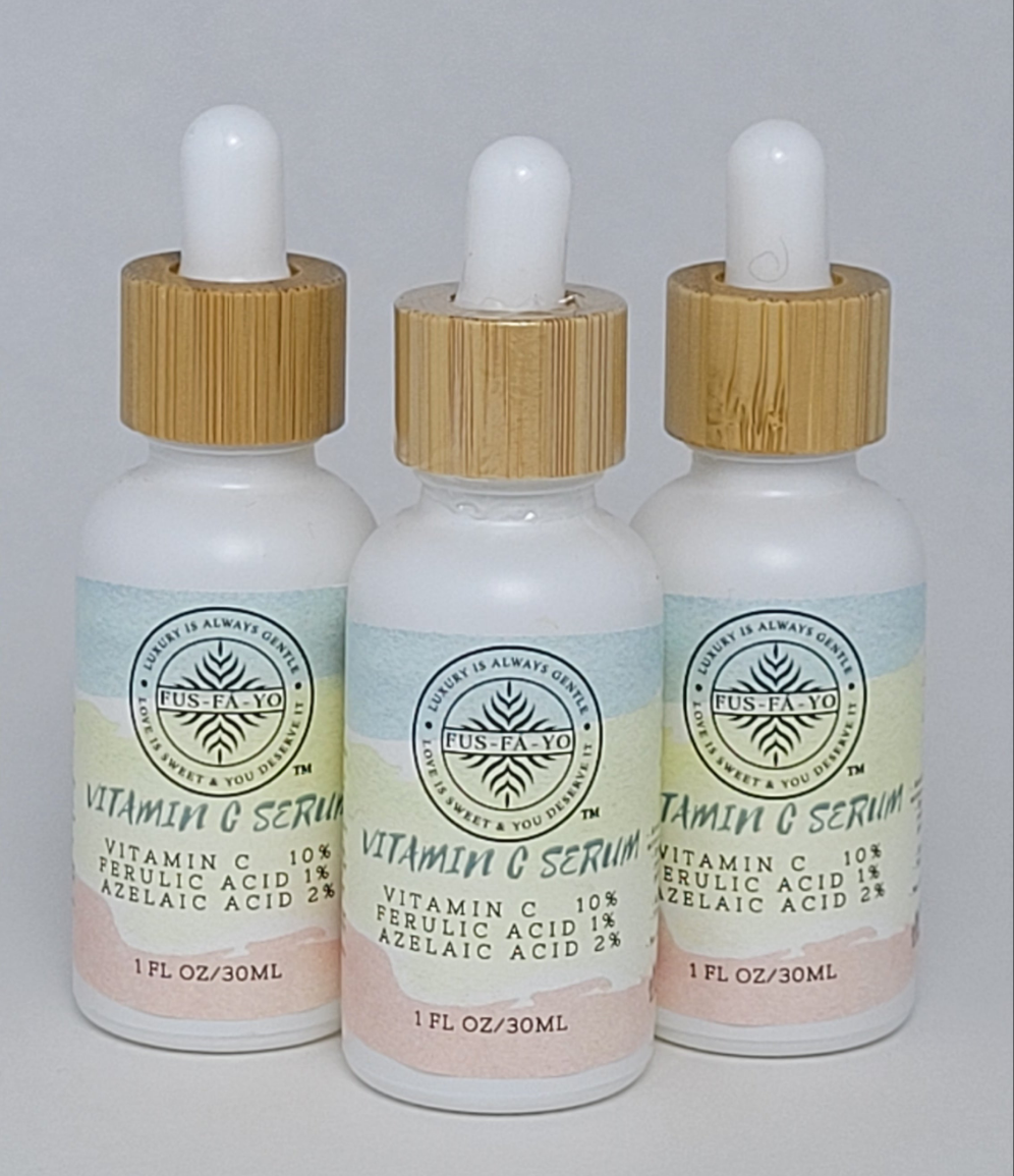 FUS-FÁ-YO 10% Vitamin C serum with Ferulic Acid & Azelaic Acid .......