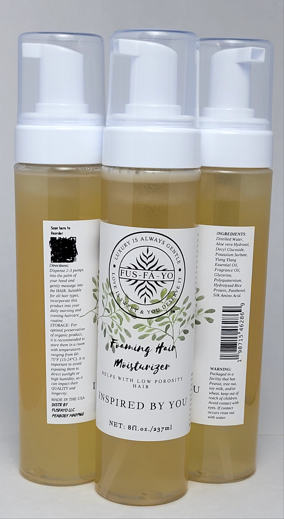 FUS-FÁ-YO Moisturizing Hair Mousse ....