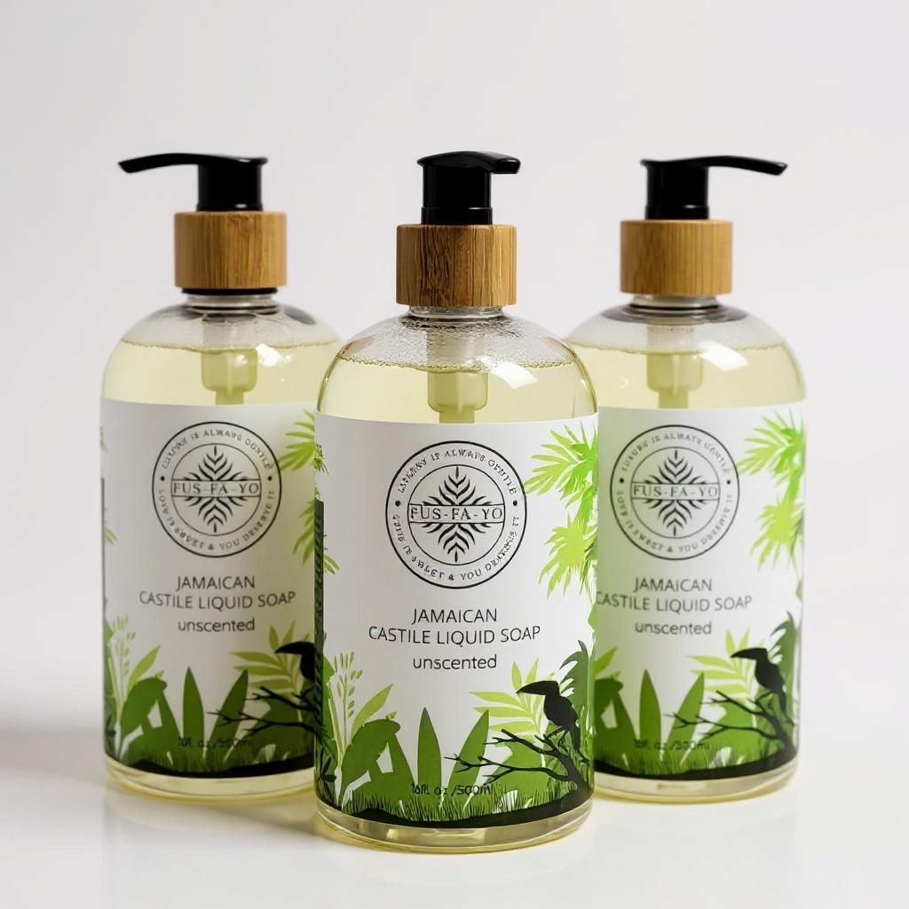 Castile soap 16 oz - Unscented (all purpose soap 🧼🫧)