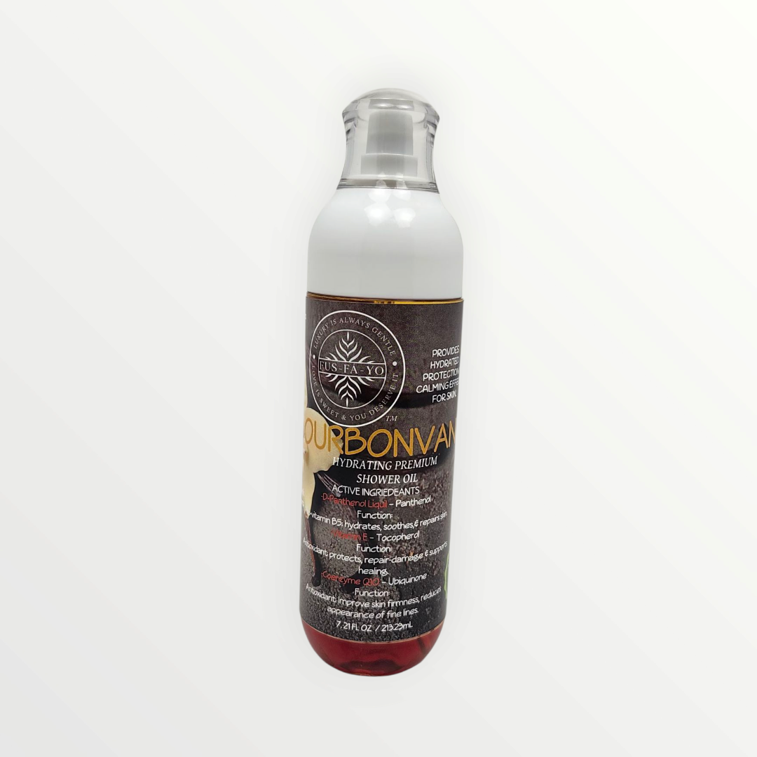 Shower oil - Bourbon-vanilla 7.21 oz