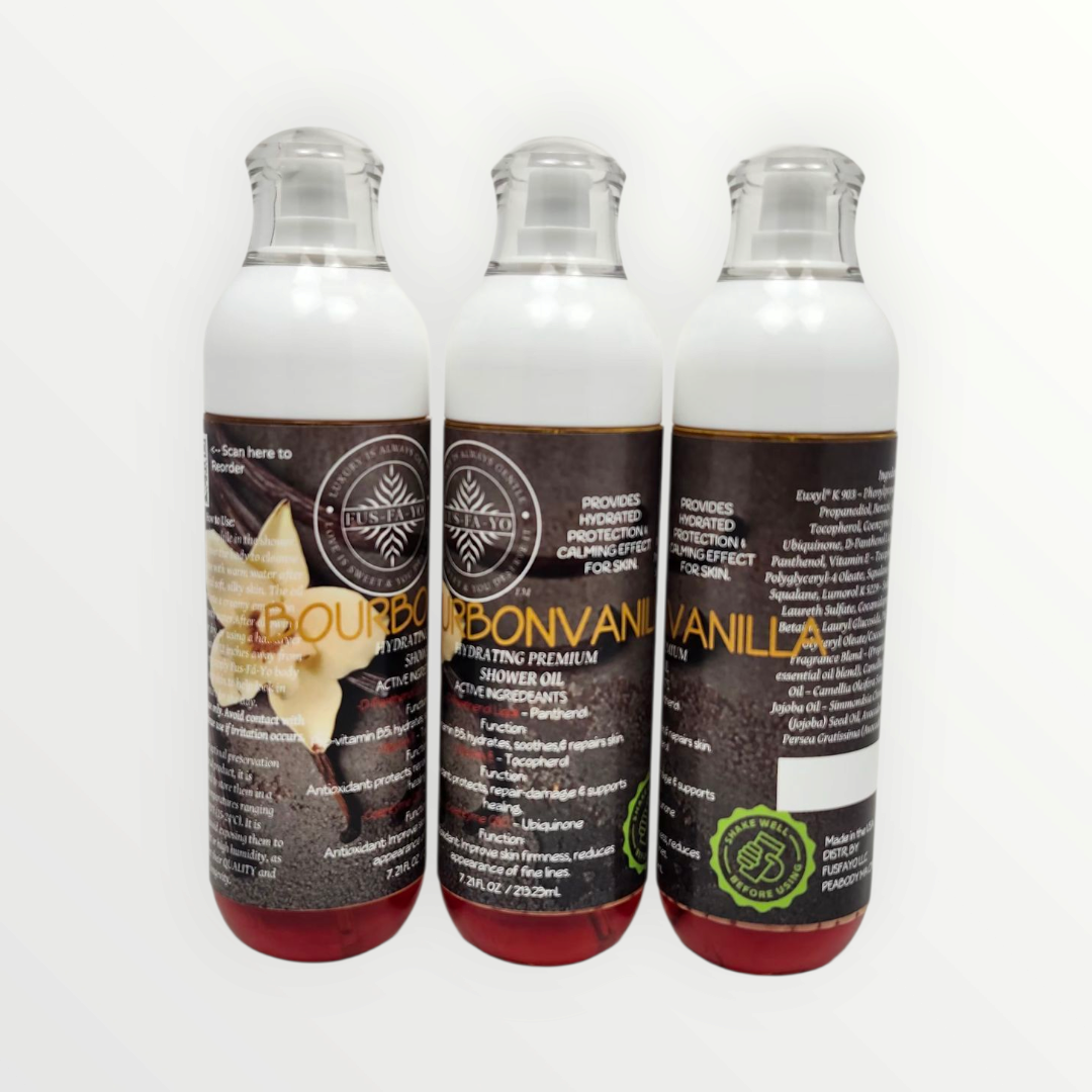 Shower oil - Bourbon-vanilla 7.21 oz