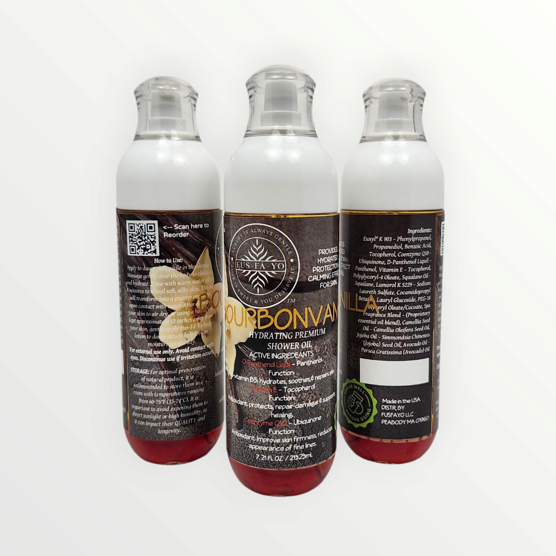 Shower oil - Bourbon-vanilla 7.21 oz