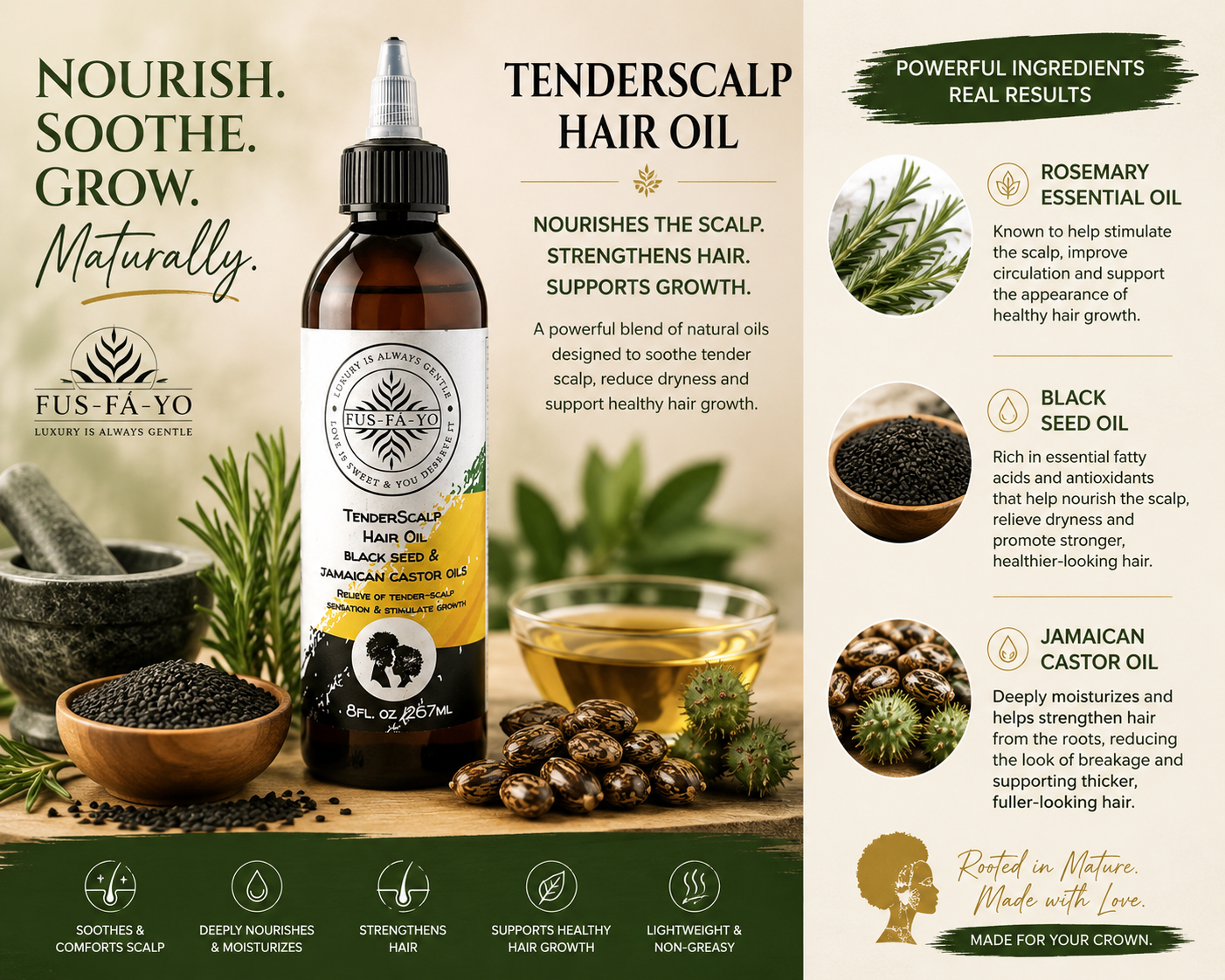 TenderScalp Oil 8.oz