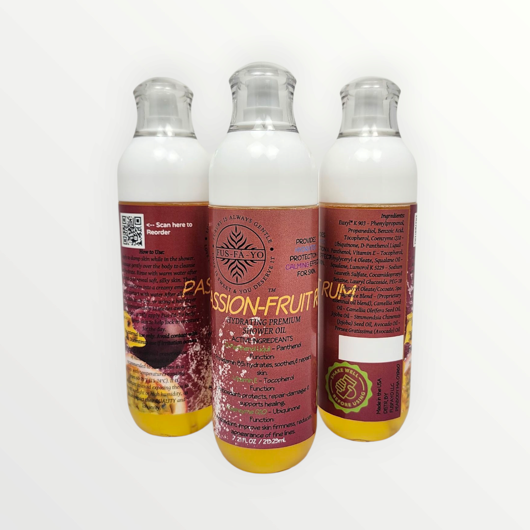 Shower oil -Passionfruit Rum 7.21oz