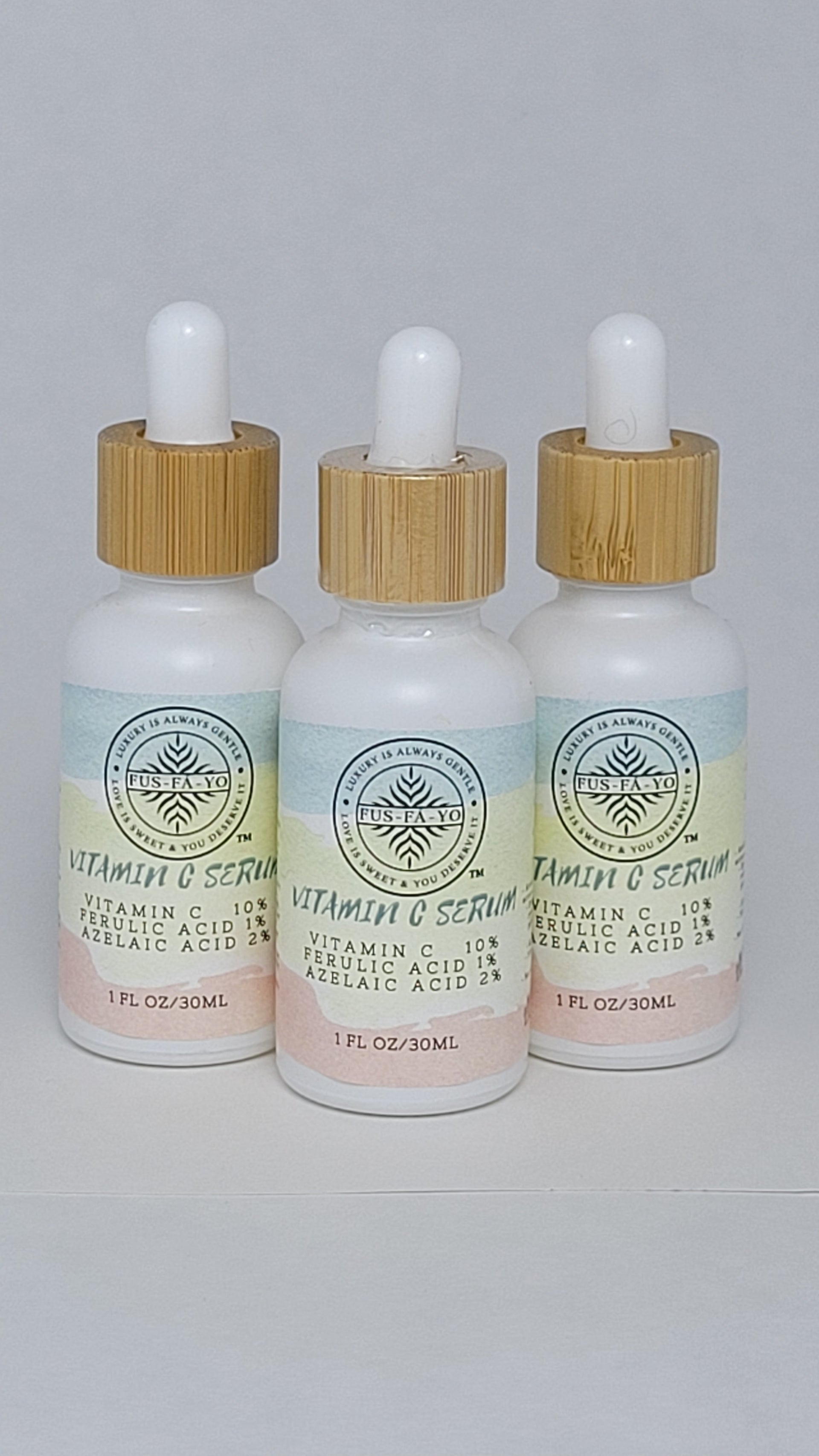 10% Vitamin C serum with Ferulic Acid & Azelaic Acid – FUS-FÁ-YO