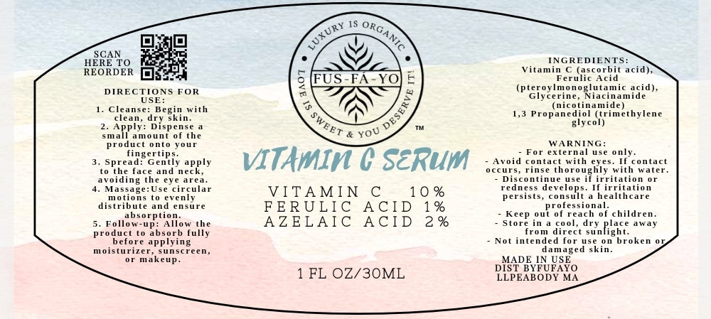 10% Vitamin C serum with Ferulic Acid & Azelaic Acid