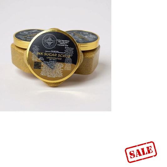 24K Gold sugar scrub 12oz