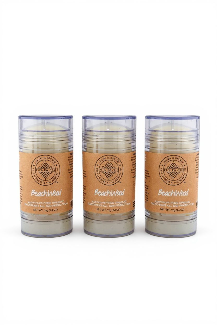 Shea Butter Deodorant  BEACH WOOD- (All natural infuse with Magnesium)