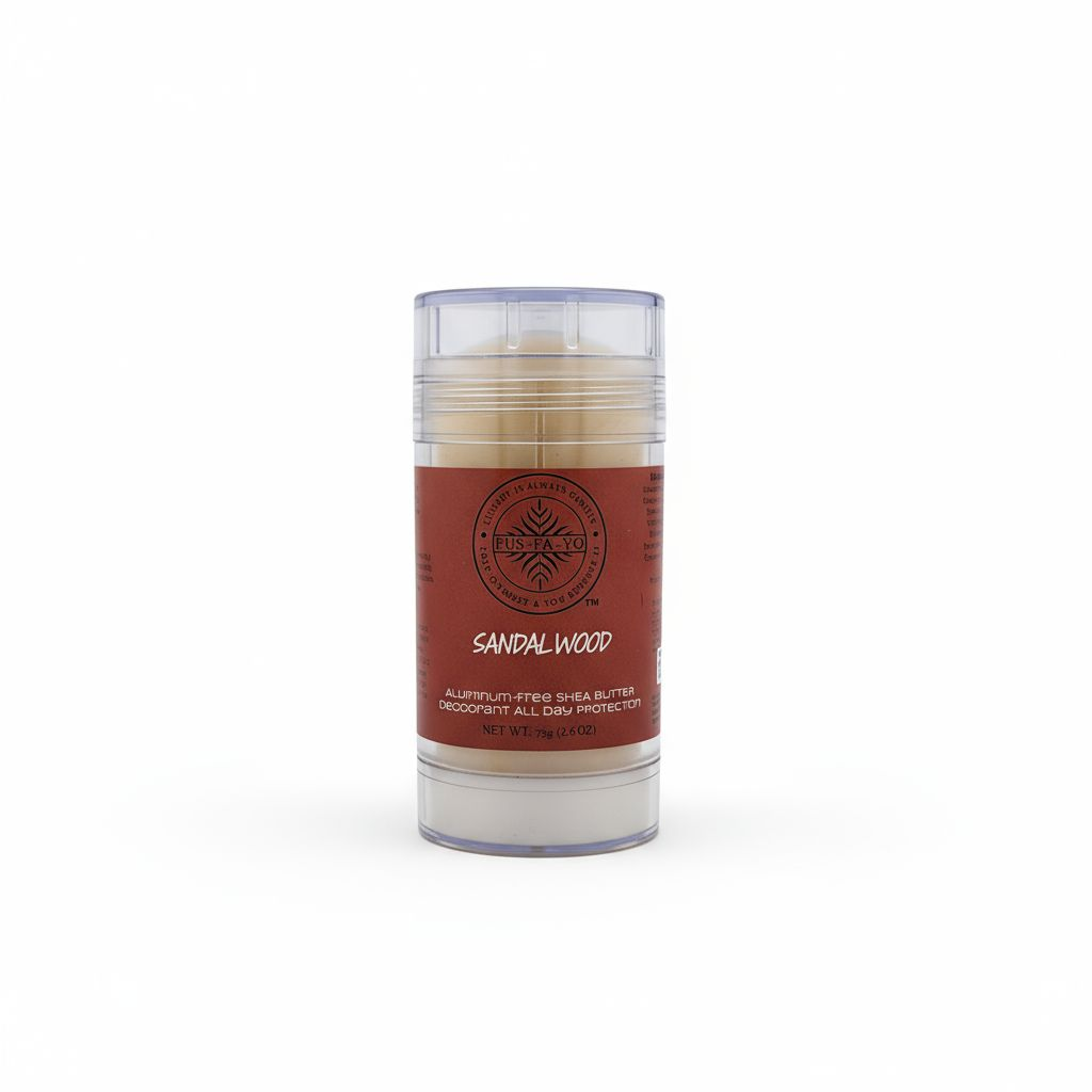FUS-FÁ-YO Shea Butter Deodorant - Sandalwood  (All natural infuse with Magnesium).....