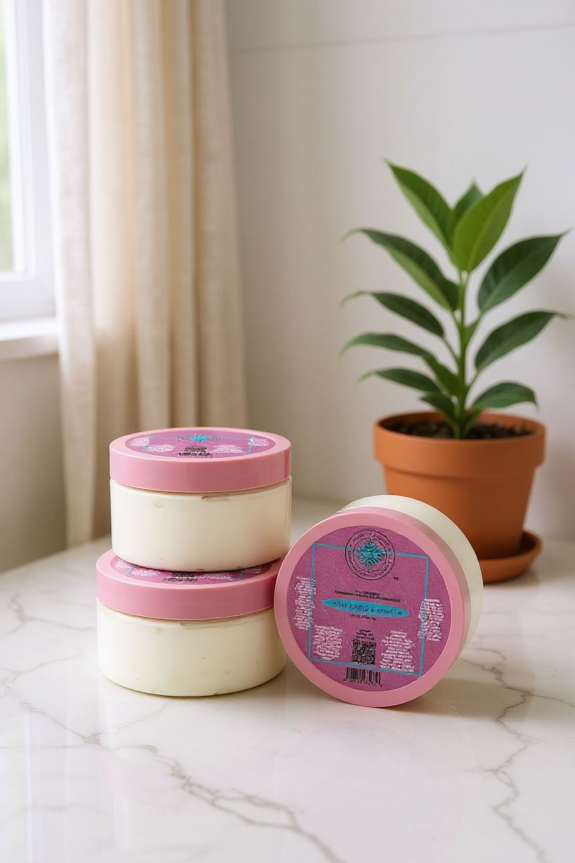 FUS-FÁ-YO Luxurious hydrating body lotion Pink Amber vanilla (All natural infuse with Green tea Extract, D-Panthenol, & Vitamin E) ...