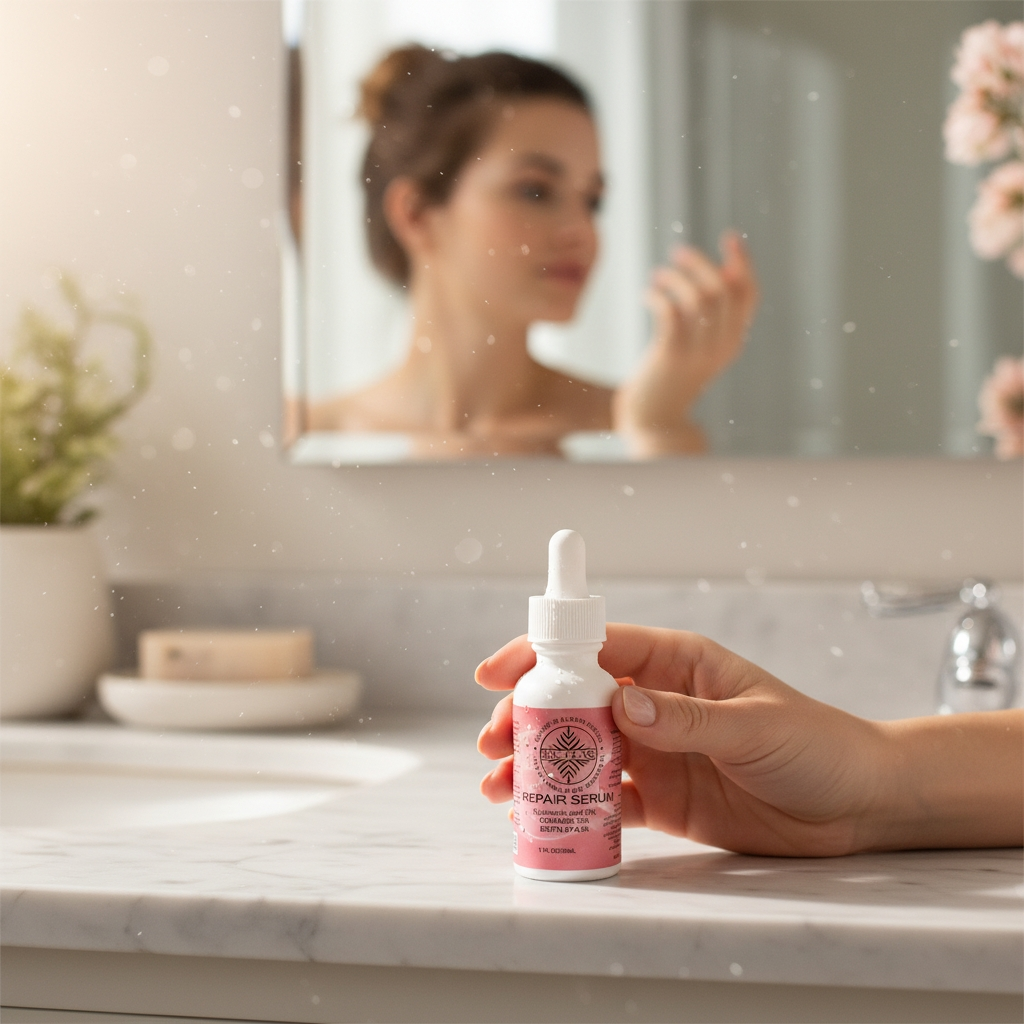 Hyaluronic Repair serum 30mL (All natural infuse with Panthenol Allantoin, Ceramide & Biotin)