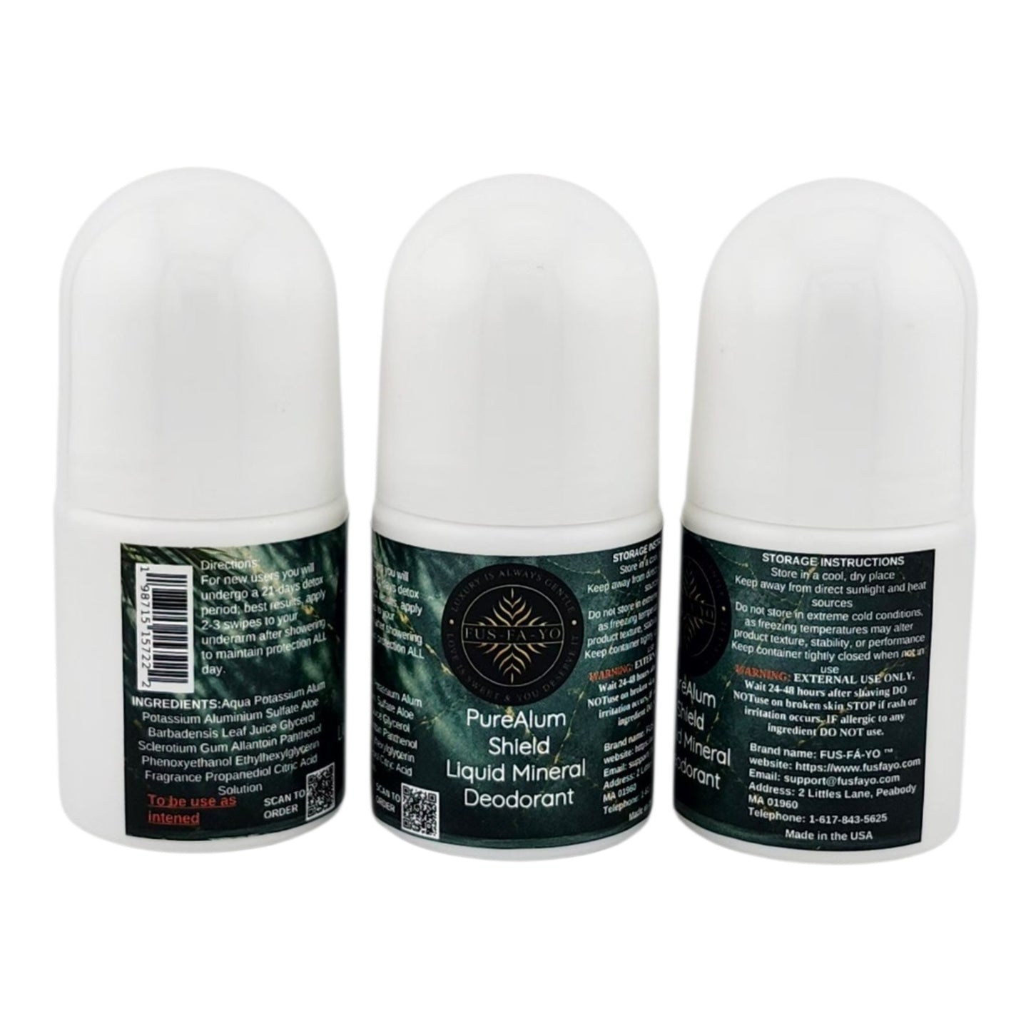 PureAlum Shield Liquid Mineral Deodorant 30ml