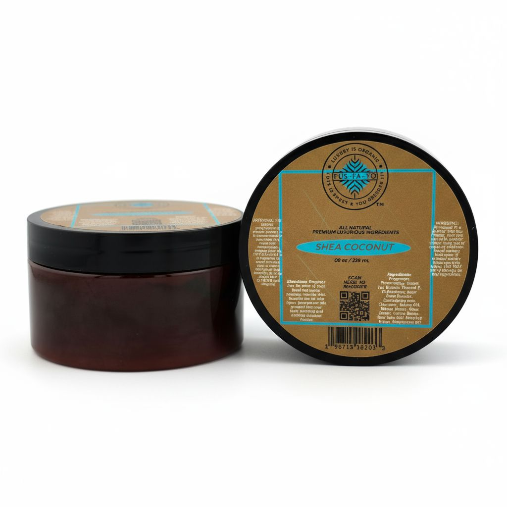 FUS-FÁ-YO Luxurious hydrating Body lotion- Shea & Coconut (All natural infuse with Green tea Extract, D-Panthenol, & Vitamin E) ......