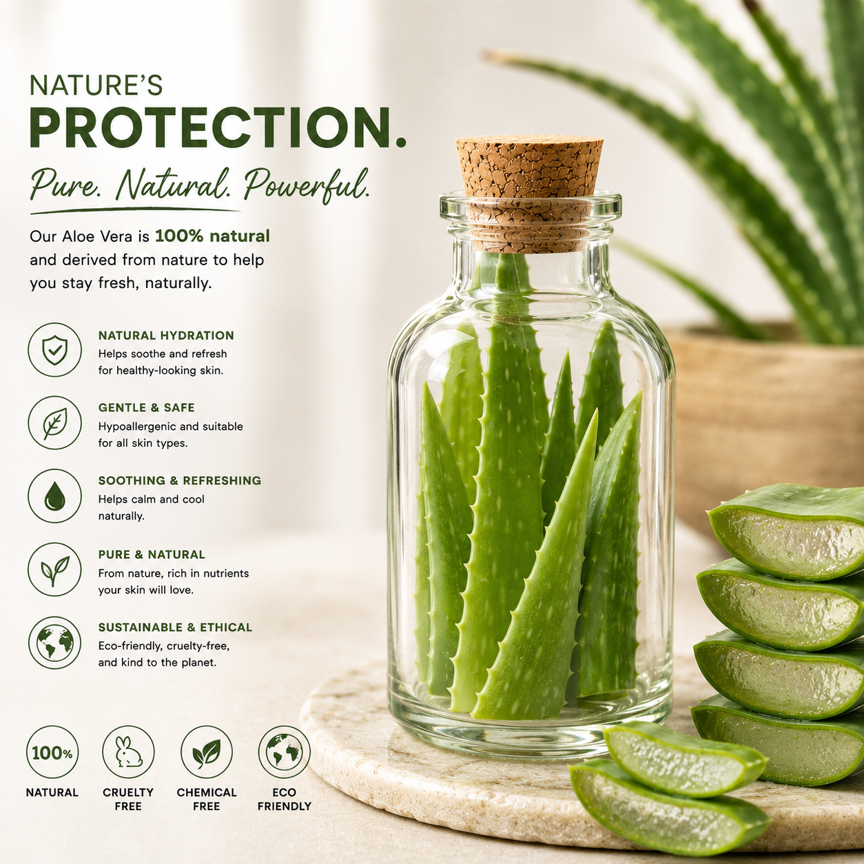 Face moisturizer- Aloe Vera