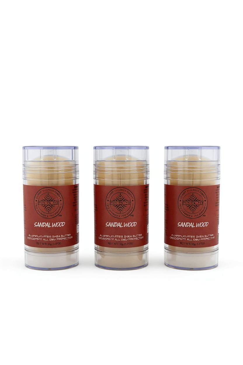 FUS-FÁ-YO Shea Butter Deodorant - Sandalwood  (All natural infuse with Magnesium).....
