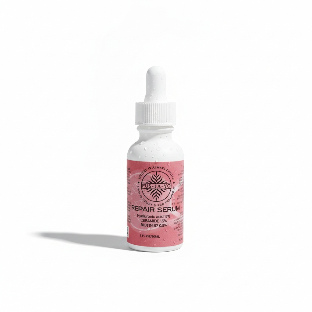 Hyaluronic Repair serum 30mL (All natural infuse with Panthenol Allantoin, Ceramide & Biotin)