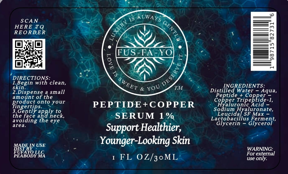 Peptide + Copper SERUM 1% 30 mL