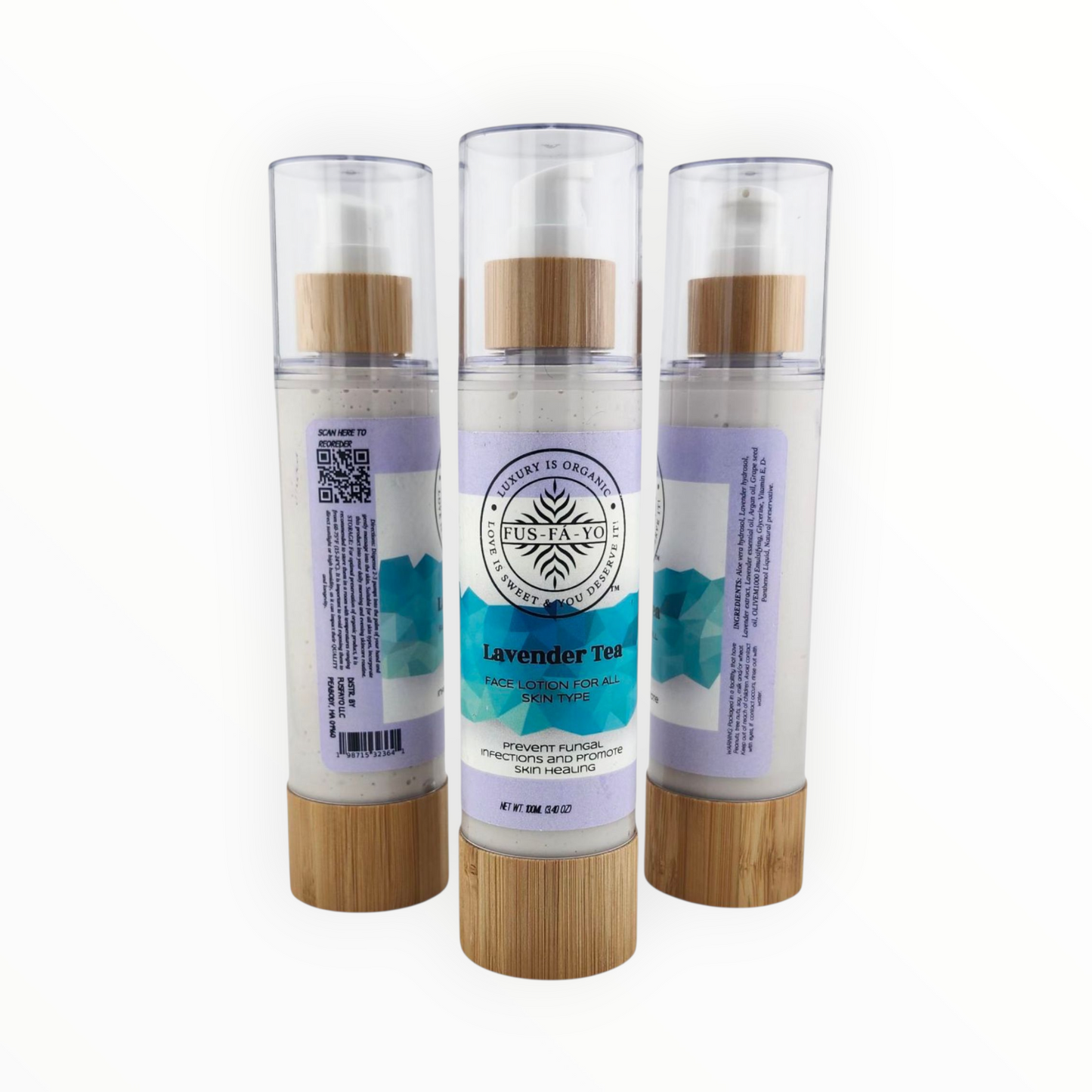 FUS-FÁ-YO Face lotion - lavender-Tea .....