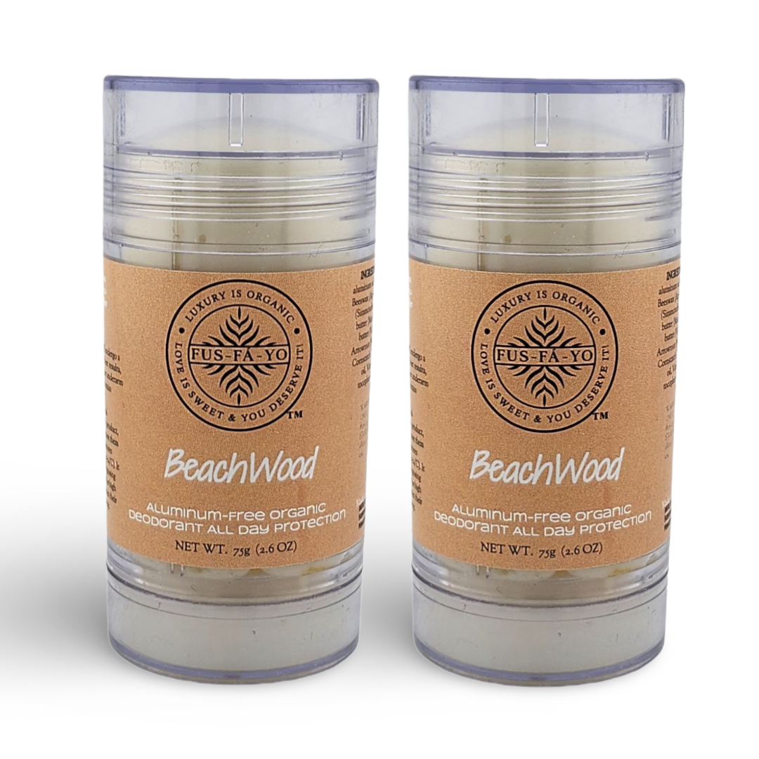 Shea Butter Deodorant  BEACH WOOD- (All natural infuse with Magnesium)