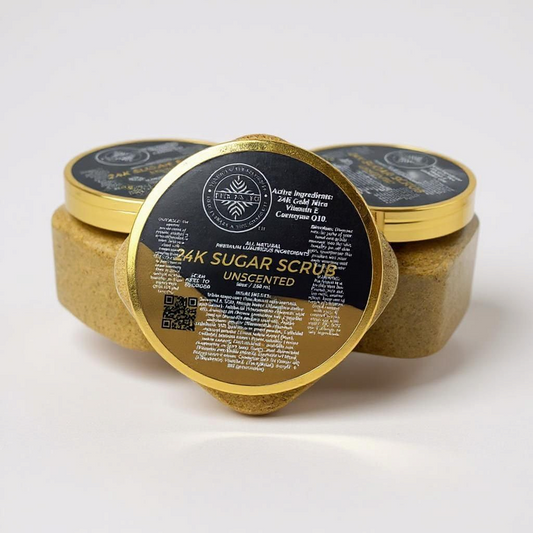 24K Gold sugar scrub 12oz