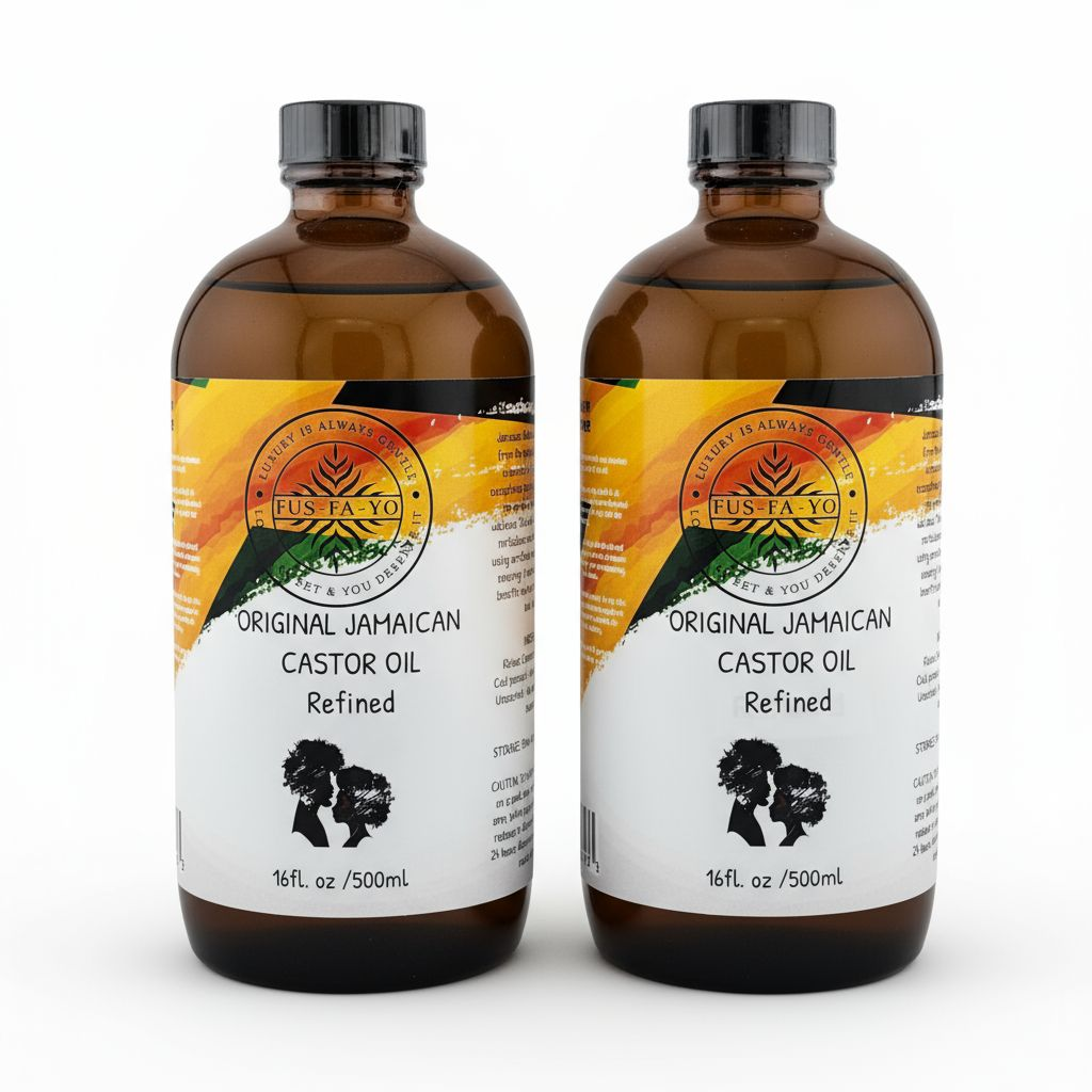 FUS-FÁ-YO Jamaican castor oil (refined) 16.oz .....