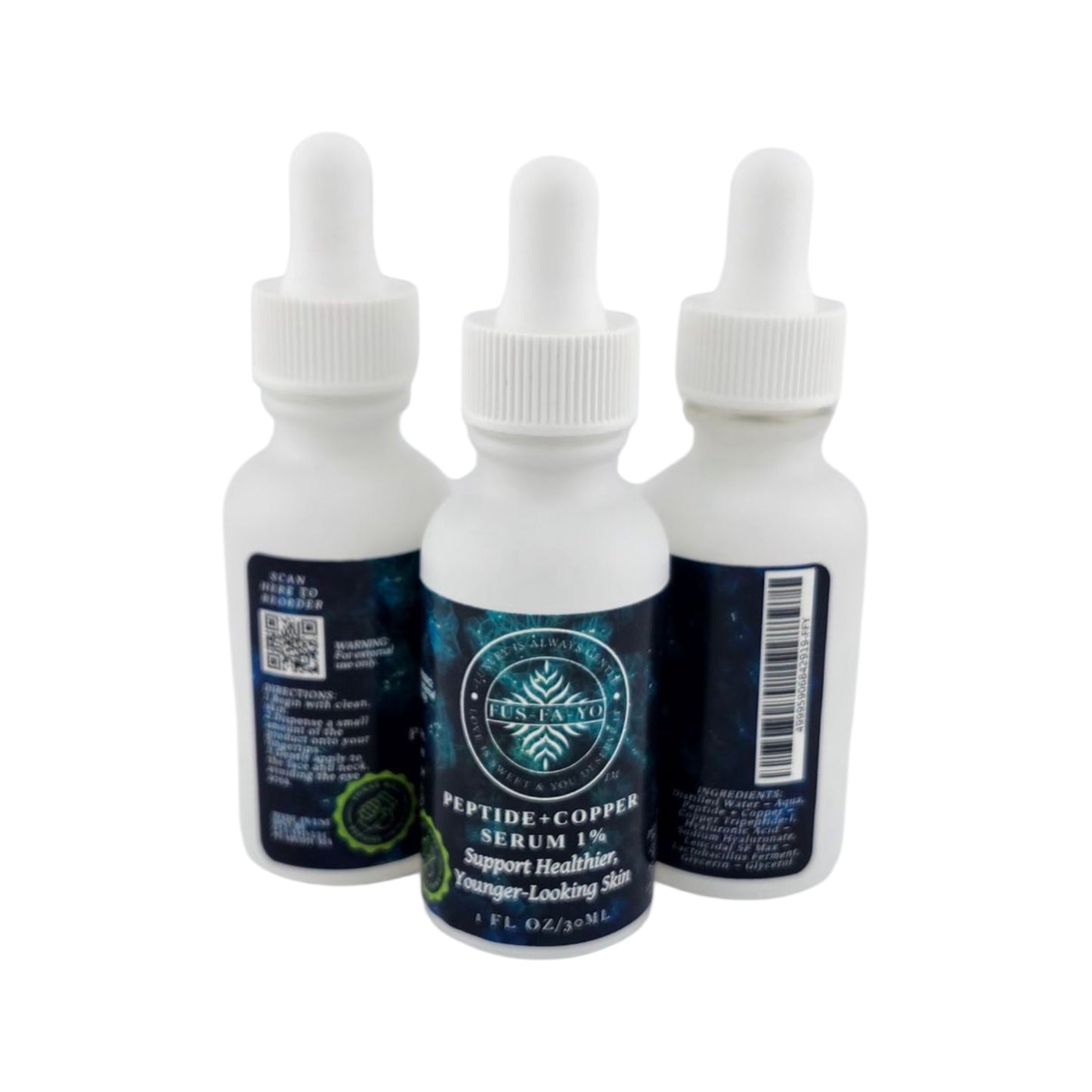 FUS-FÁ-YO Peptide + Copper SERUM 1% 30 mL ......