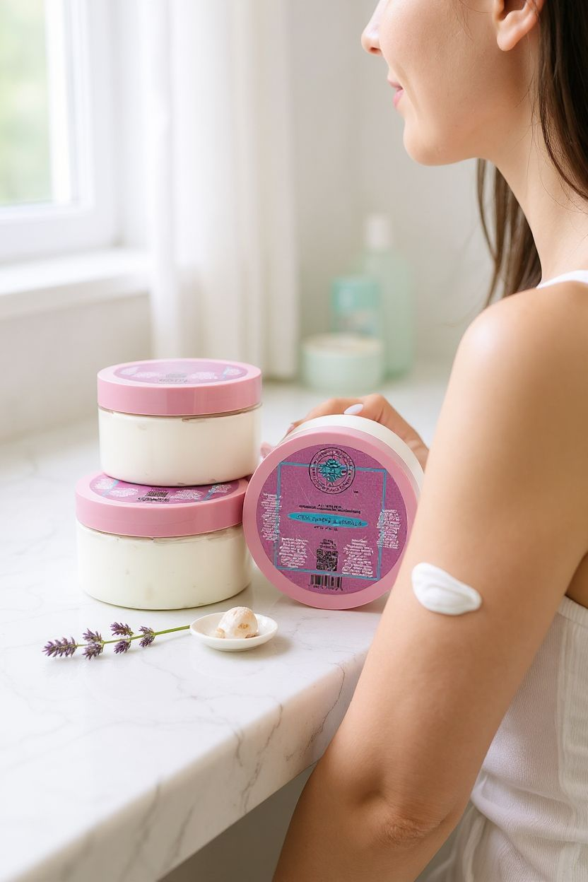 FUS-FÁ-YO Luxurious hydrating body lotion Pink Amber vanilla (All natural infuse with Green tea Extract, D-Panthenol, & Vitamin E) ...