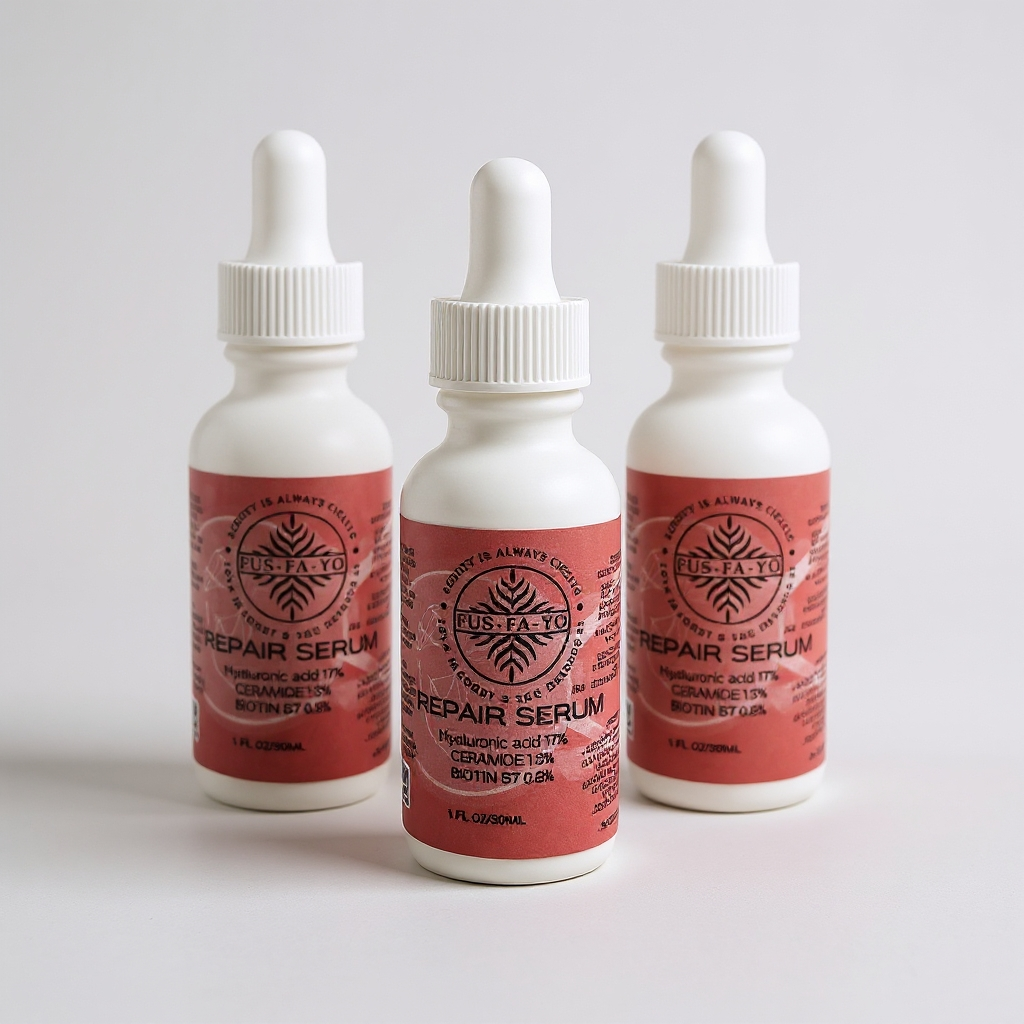 Hyaluronic Repair serum 30mL (All natural infuse with Panthenol Allantoin, Ceramide & Biotin)